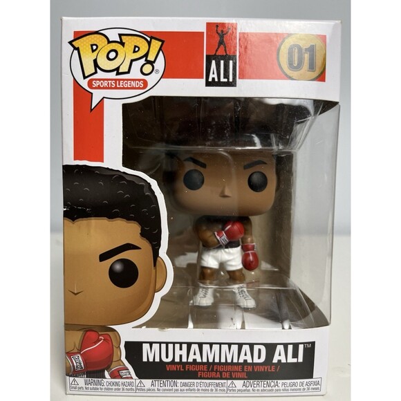 Siège De Toilette Funko Pop Muhammad Ali Exclusive 80th Edition - Collectible Boxing Figure Oval Toilet Seat